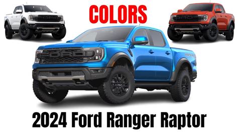 ford raptor 2024 colores